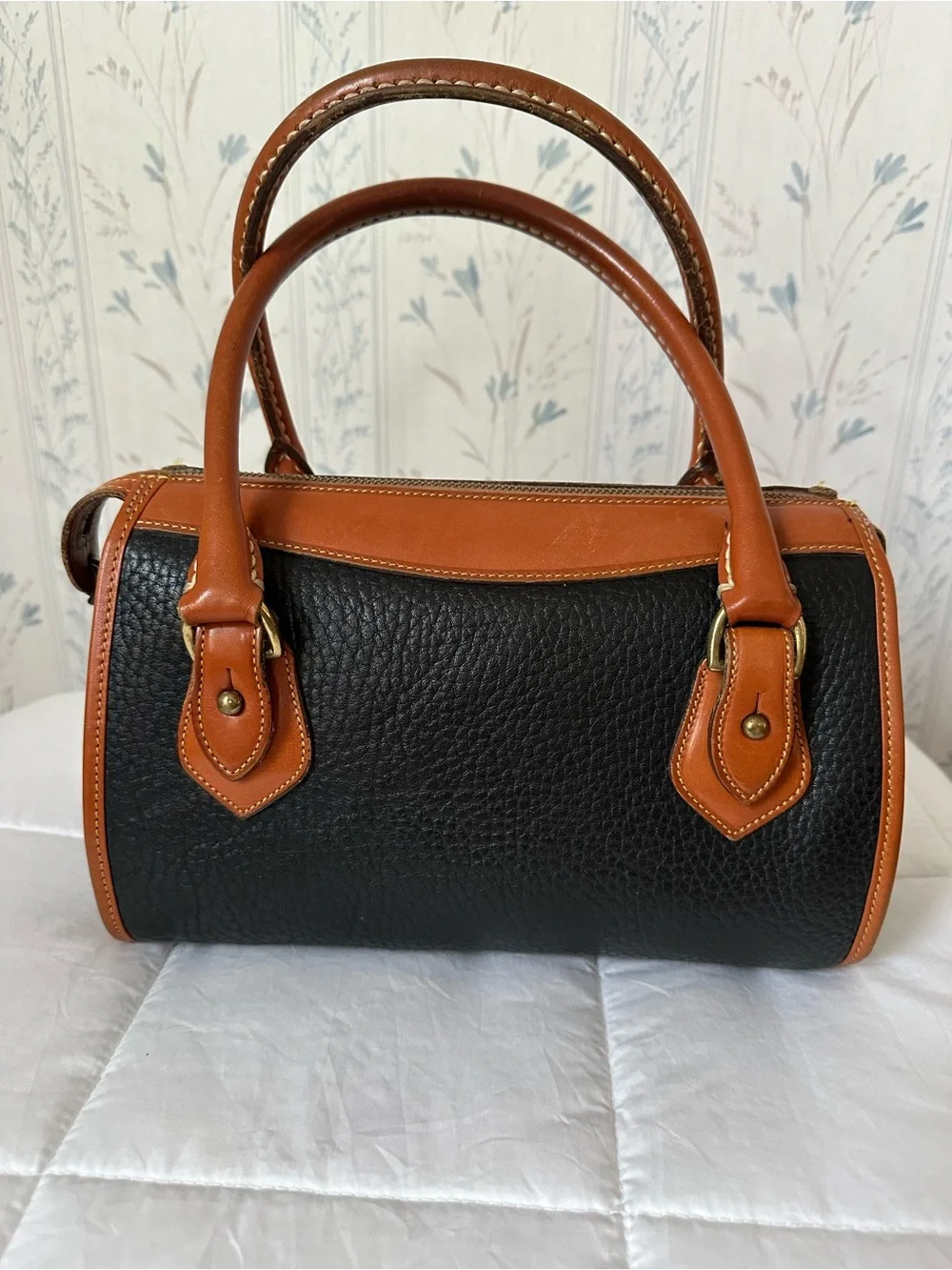Dooney & Bourke Vintage Leather Satchel with Wallet
